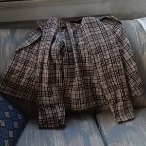 Plaid style jacket